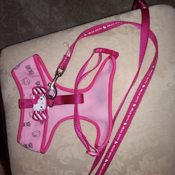 Hello Kitty Dog Hello Kitty Dog Harness And Leash Poshmark